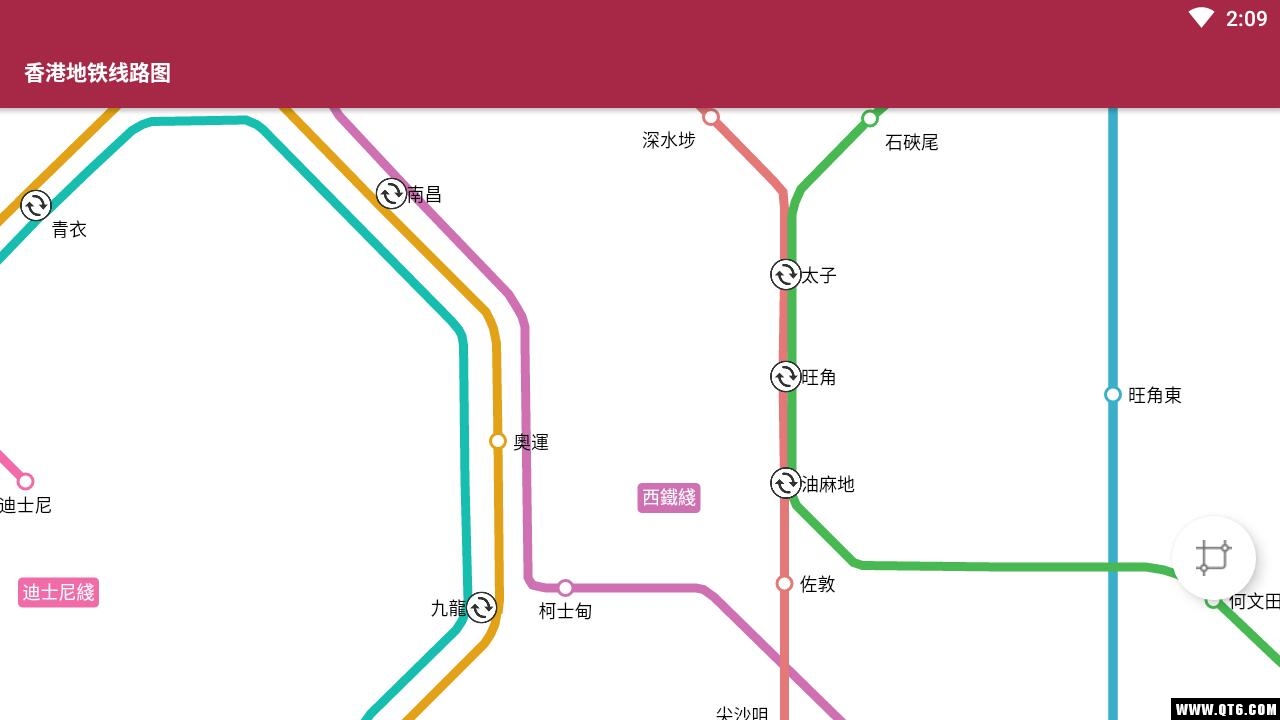 香港地铁线路图